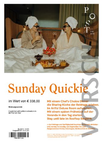 Sunday Quickie in der Post am See