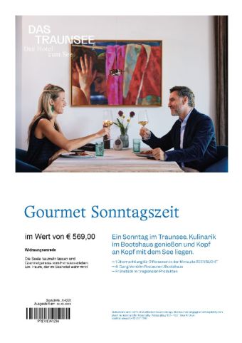 Gourmet SonntagsZeit am Traunsee